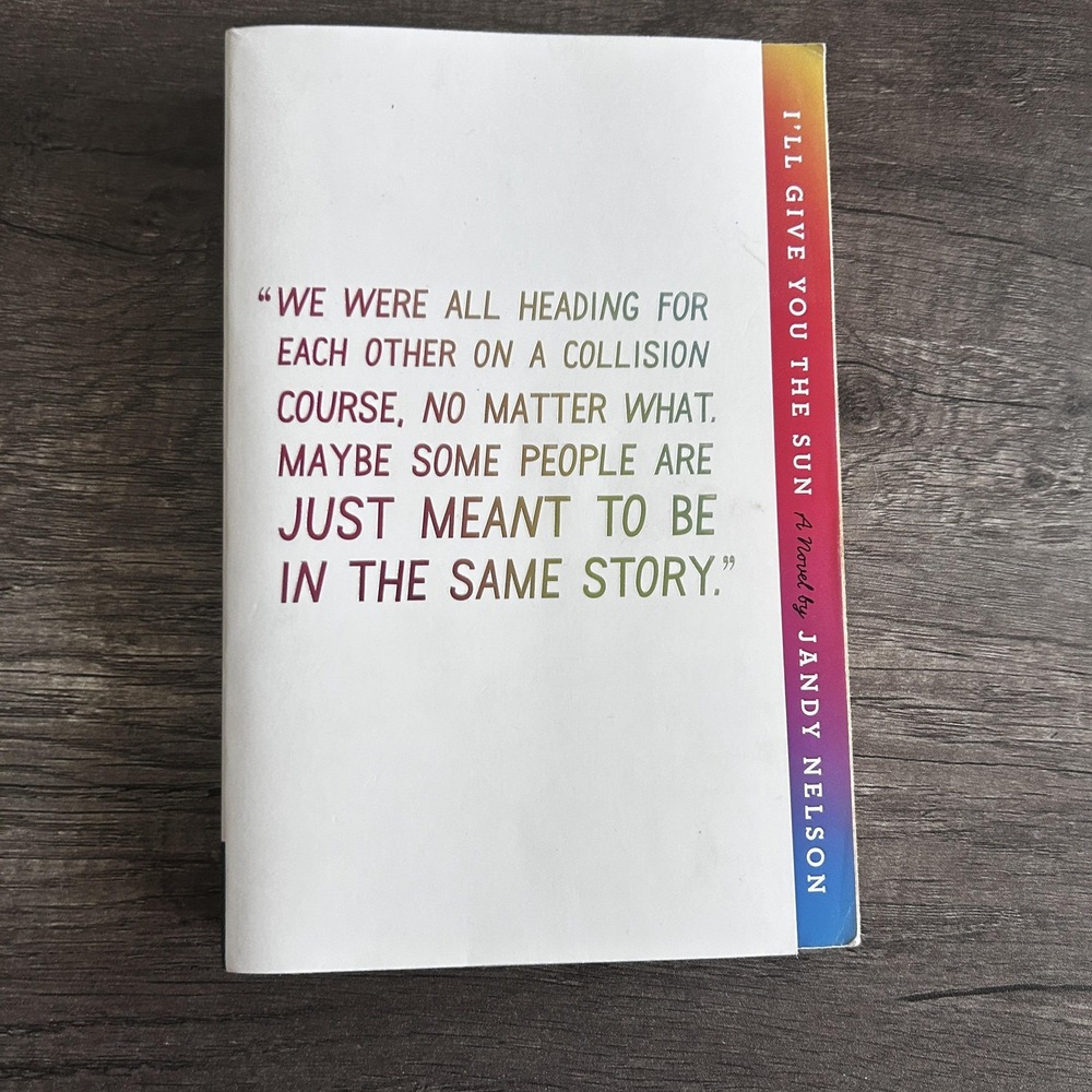 I'll Give You the Sun Jandy Nelson YA Fiction LGBTQ Award Winner‎ Softcover Book